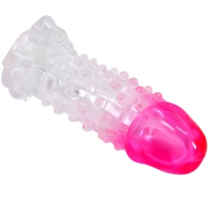 PRETTY LOVE - BAINHA DE AMPLIAÃÃO REALISTA WILFORD COM PÃNIS EM RELEVO ROSA